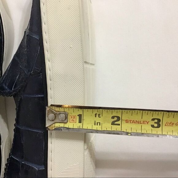 Stuart Weitzman Blue Nuggets Chunky Platform Slip On Sneakers Size 5 1/2 - Picture 10 of 11